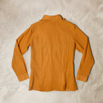 Back View of Amber Yellow Orange Lightweight Shirt