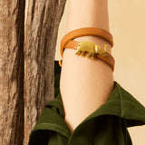 THE DOUBLE WRAP ELEPHANT BRACELET