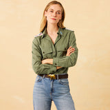 THE LIGHTWEIGHT RANGER SHIRT - KHAKI GREEN